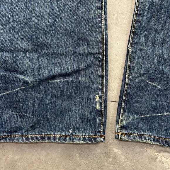 Vintage Ed Hardy Jeans Mens 48x34 Dead Stock Baggy Christian Audigier y2k Skull - Picture 14 of 16